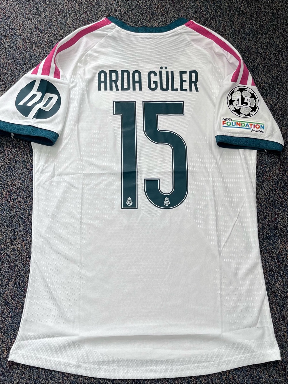 ARDA GÜLER 15 REAL MADRID 26/27 HOME PLAYER VERSION JERSEY (L)